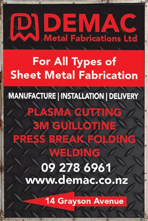 demac metal fabrications ltd|Manufacturers .